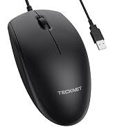 Amazon.com: TECKNET USB-A Wired Mouse for Laptop Computer with 2